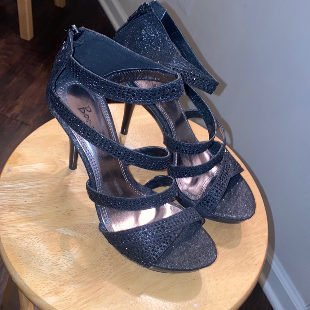 Black Strappy heels